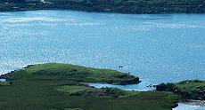 Angeln auf dem Lough Acoose  - der Klick aufs Bild ffnet eine Vergrsserung
